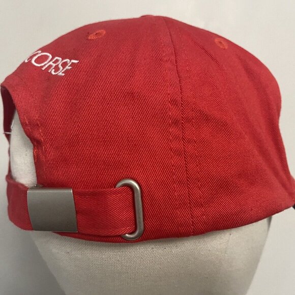 Ducati Corse Racing Moto Italian Adjustable Hat Red OSFA - Picture 5 of 9